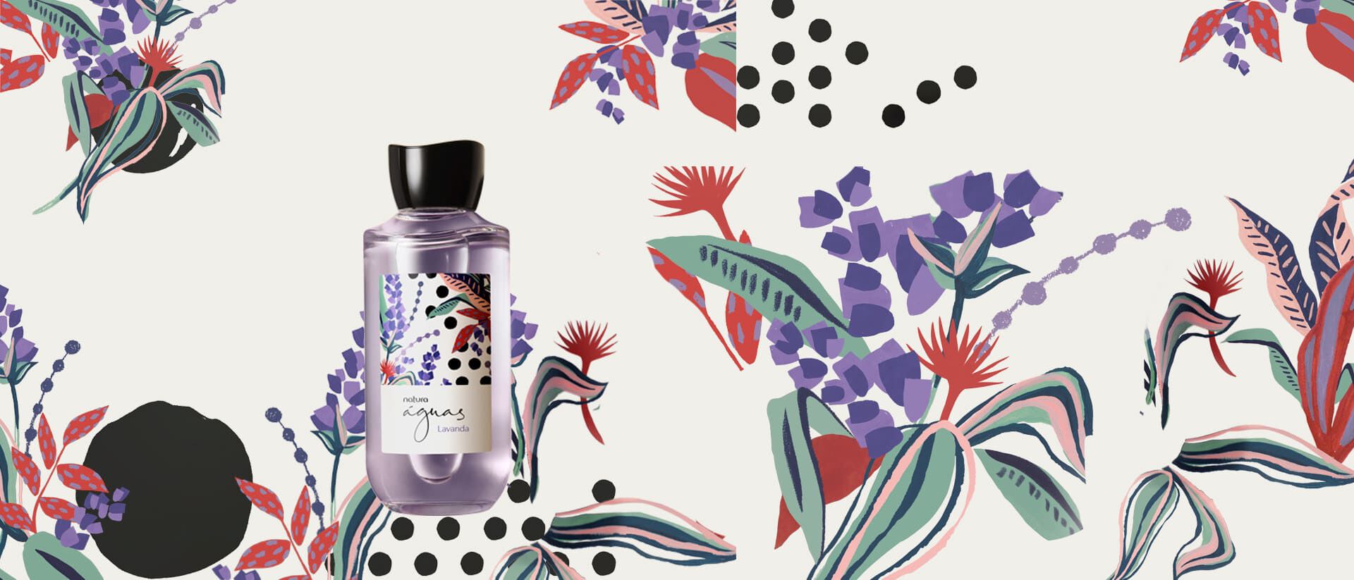 Deo Colônia Feminino Lavanda Águas de Natura 170 ml 2 Deo Colonia Feminino Lavanda Aguas de Natura 170 ml