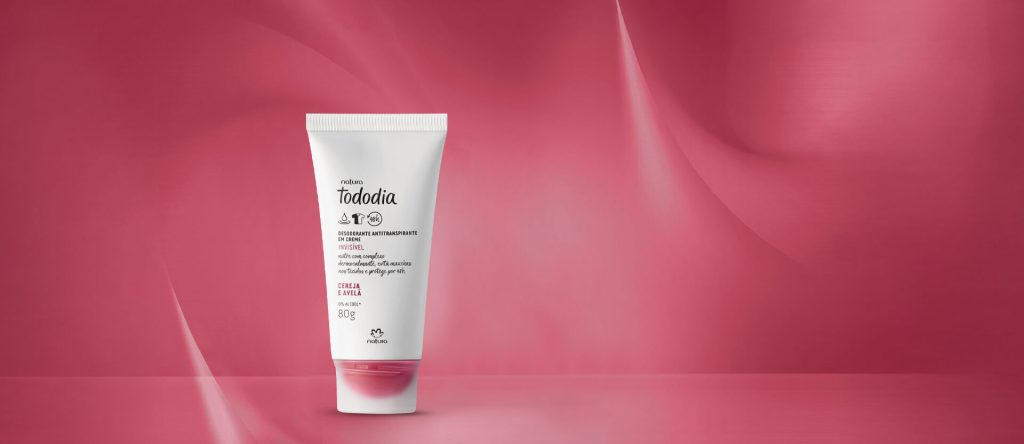 Desodorante Antitranspirante em Creme Tododia Cereja e Avelã