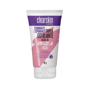 Esfoliante Facial Tripla Ação Argila Rosa