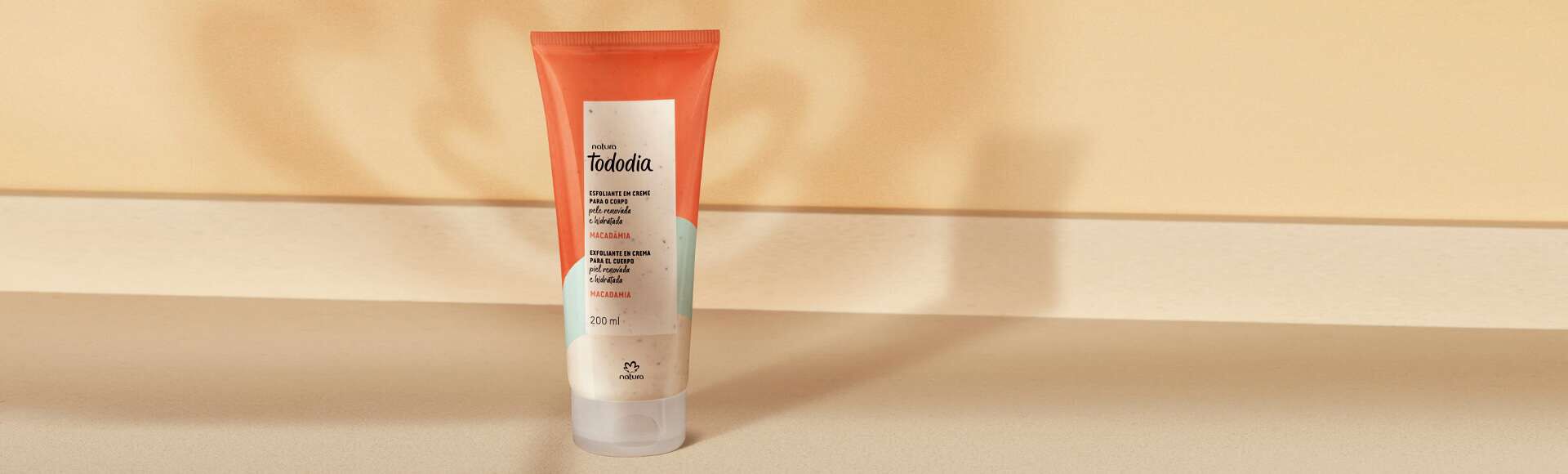 Esfoliante em Creme para o Corpo Tododia Macadamia 200 ml