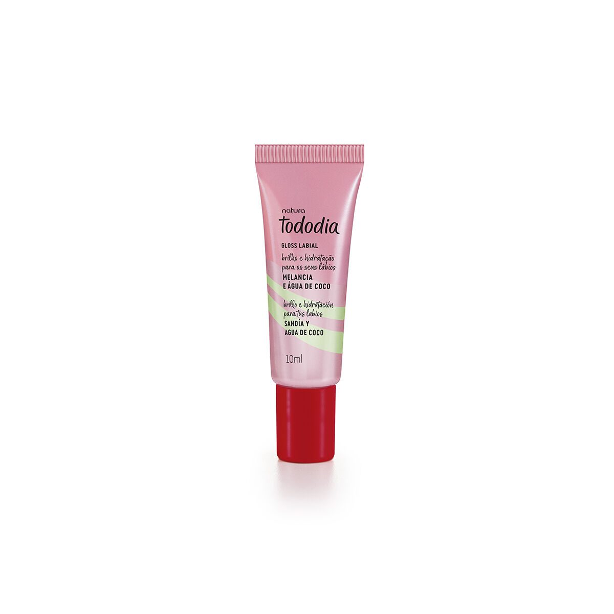 Gloss Labial Tododia Melancia e Água de Coco 2 Gloss Labial Tododia Melancia e Agua de Coco