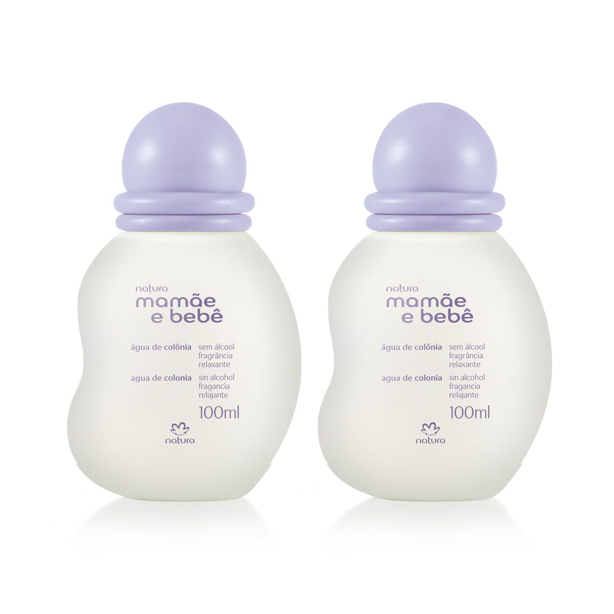 Kit Água de Colônia Relaxante Mamãe e Bebê 2 Kit Agua de Colonia Relaxante Mamae e Bebe