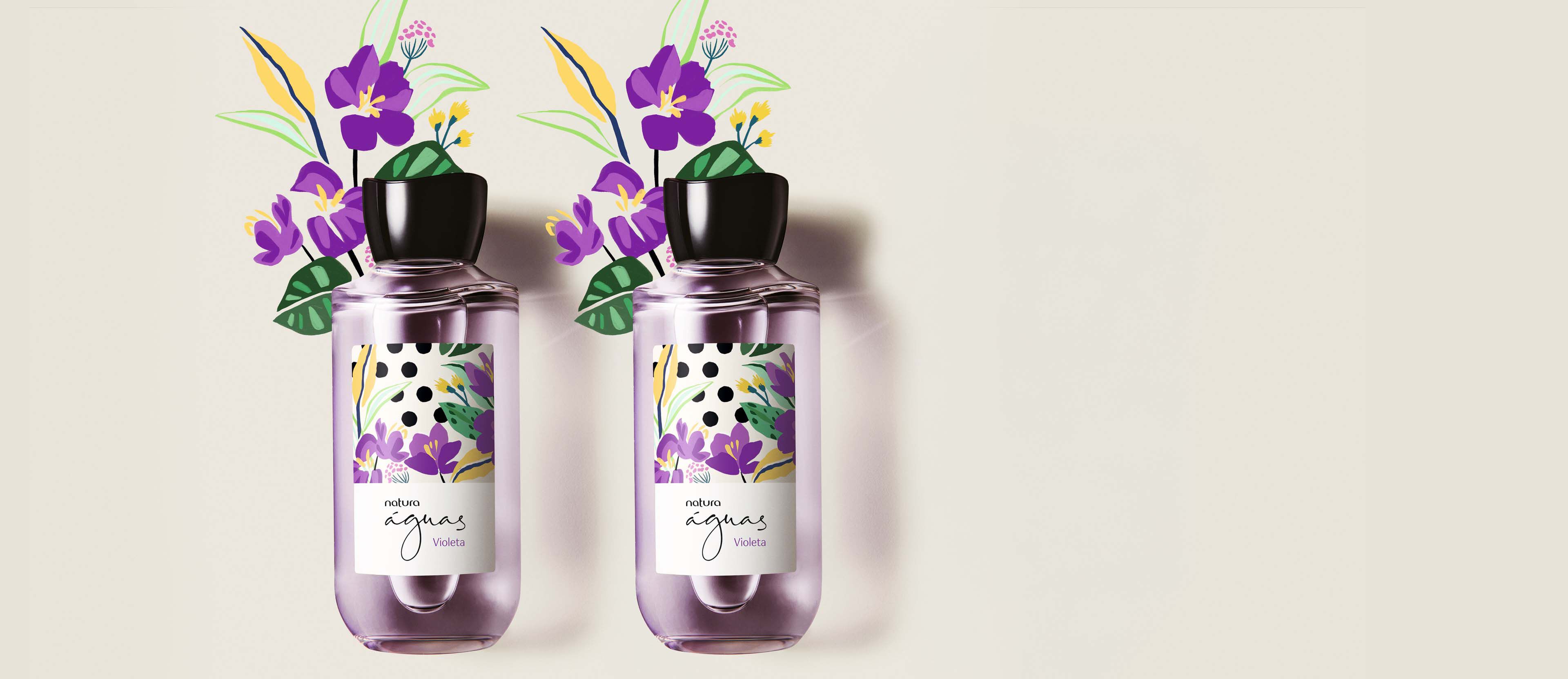 Kit Aguas Violeta Feminino 2 produtos