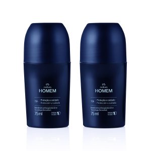 Kit Desodorante Antitranspirante Roll-On Natura Homem (2 unidades)