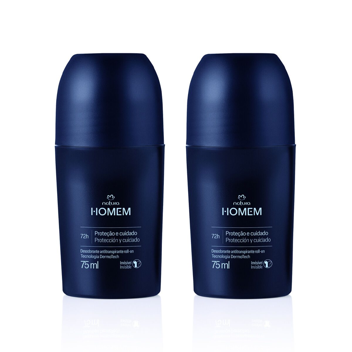 Kit Desodorante Antitranspirante Roll-On Natura Homem (2 unidades) 1 Kit Desodorante Antitranspirante Roll On Natura Homem 2 unidades