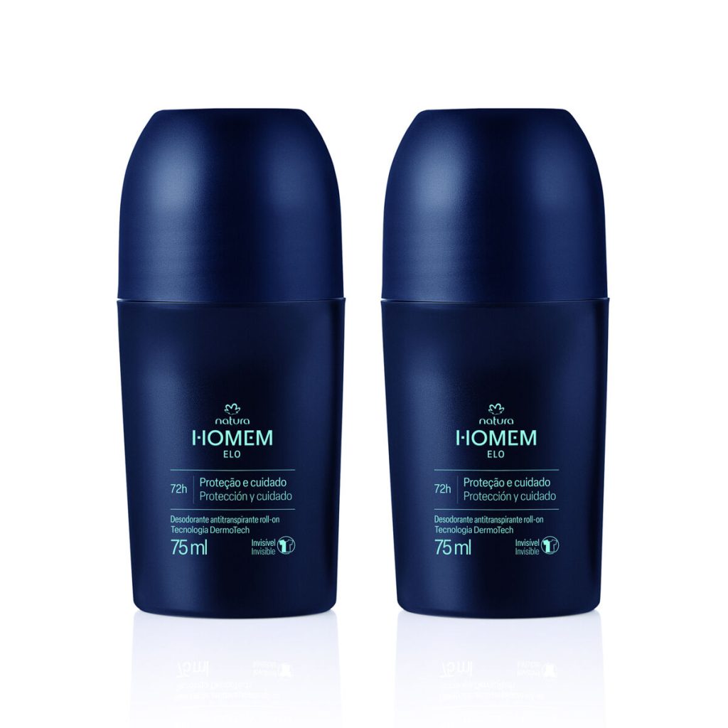 Kit Desodorante Antitranspirante Roll-On Natura Homem Elo (2 unidades)