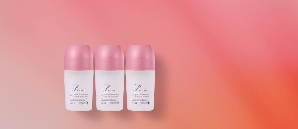 Kit Desodorante Antitranspirante Roll-on Luna (3 unidades)