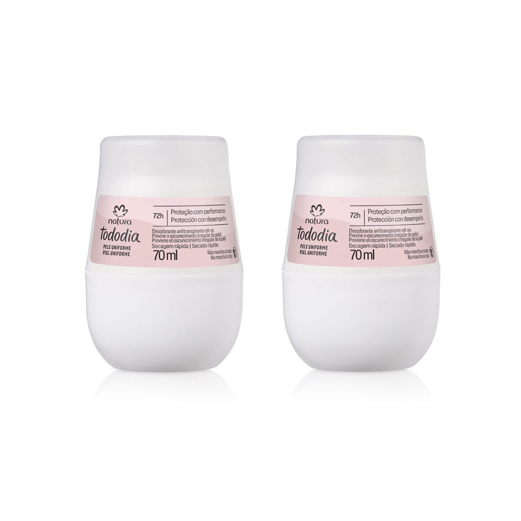 Kit Desodorante Antitranspirante Roll-on Tododia Pele Uniforme (2 unidades)