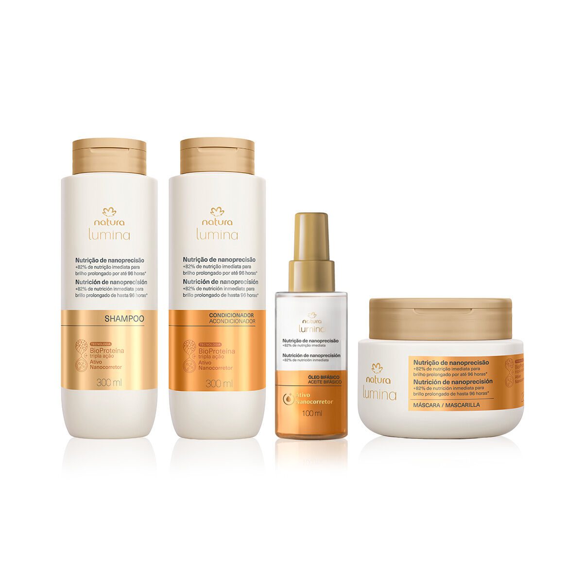 Kit Lumina Nutricao e Nanoprecisao Tratamento Completo