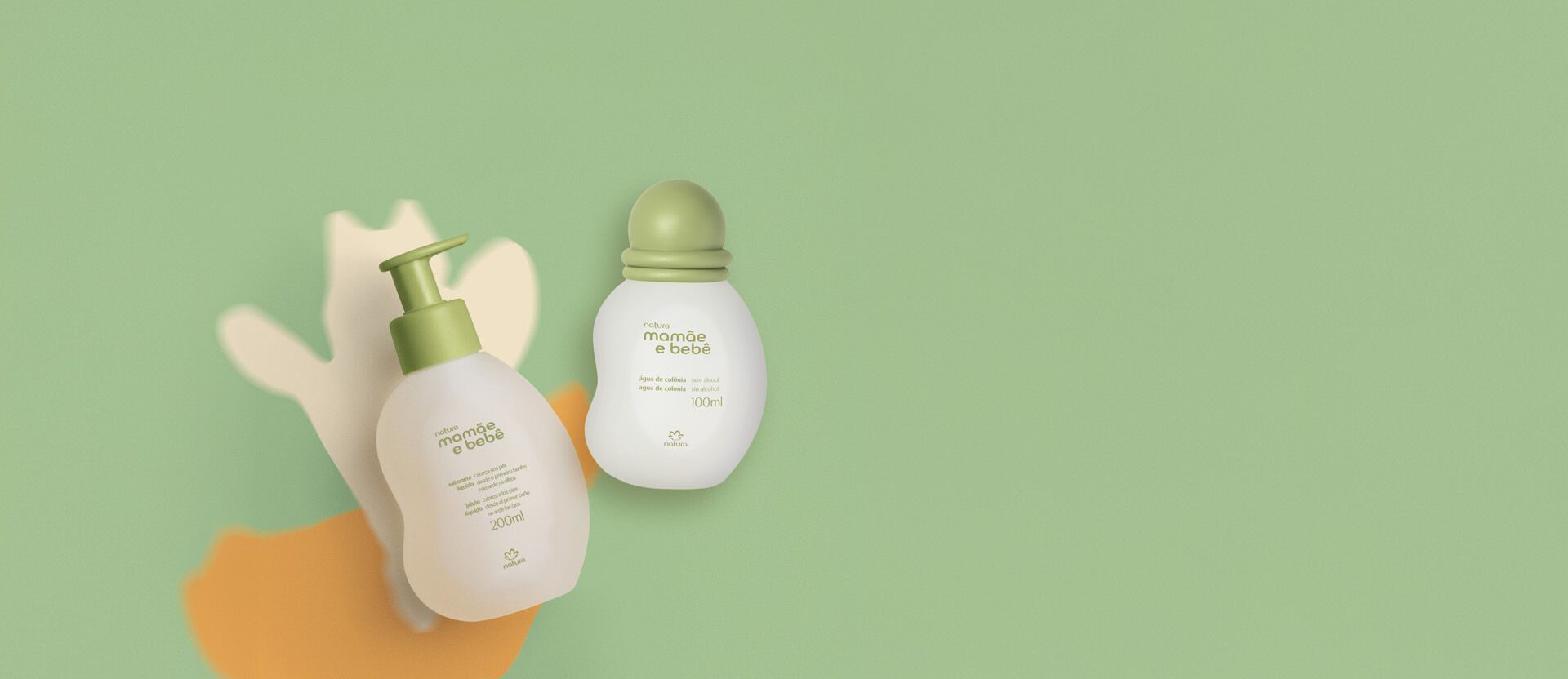 Kit Mamae e Bebe Agua de Colonia e Sabonete Liquido