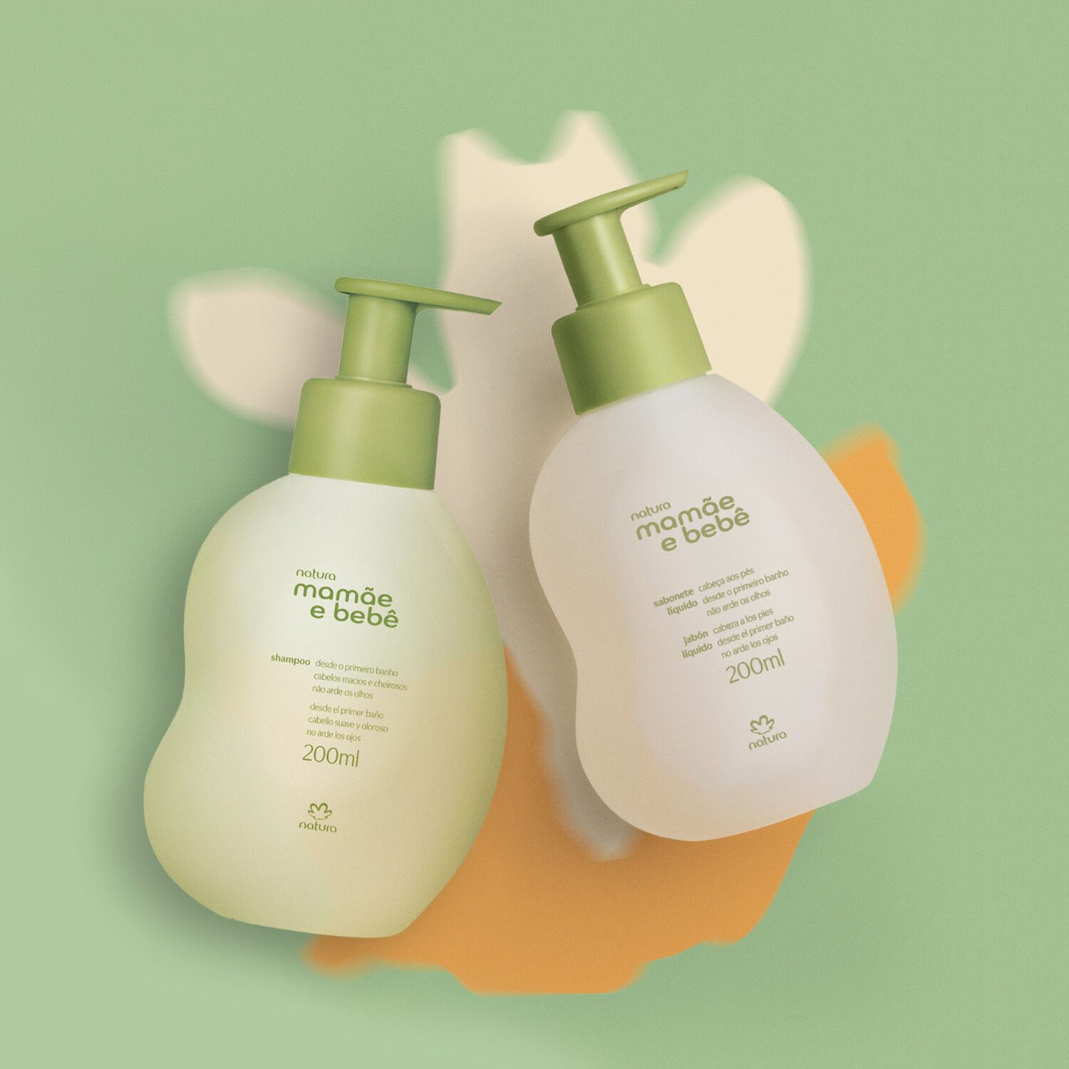 Kit Mamae e Bebe Shampoo e Sabonete Liquido 2 produtos