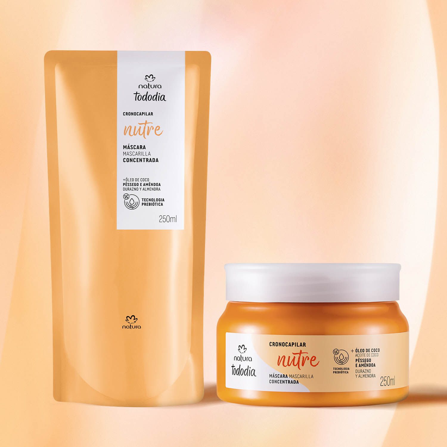 Kit Mascara Nutricao e Reparacao Profunda Lumina com Refil 2