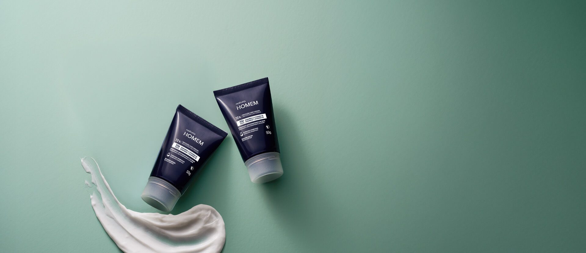 Kit Natura Homem Desodorante em Creme 2 produtos