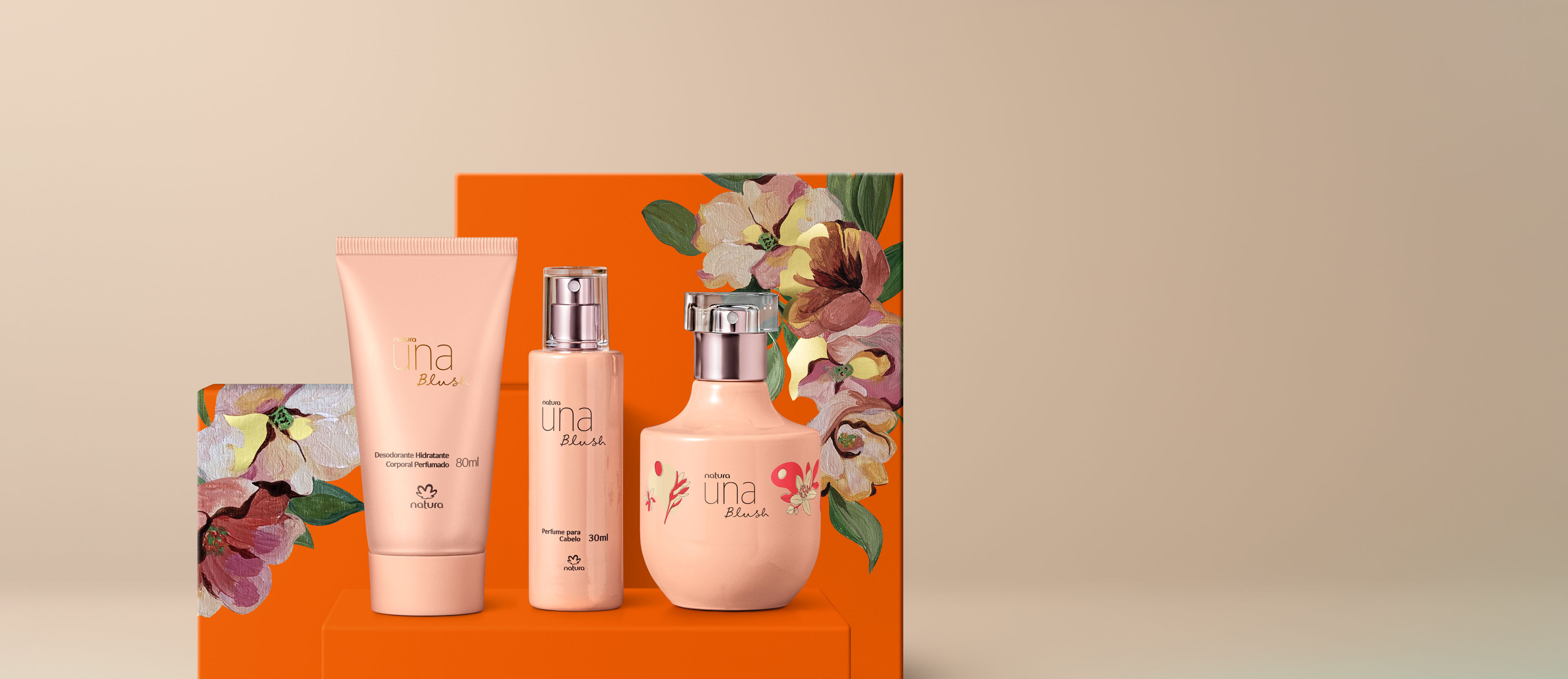 Kit Natura Una Blush Completo