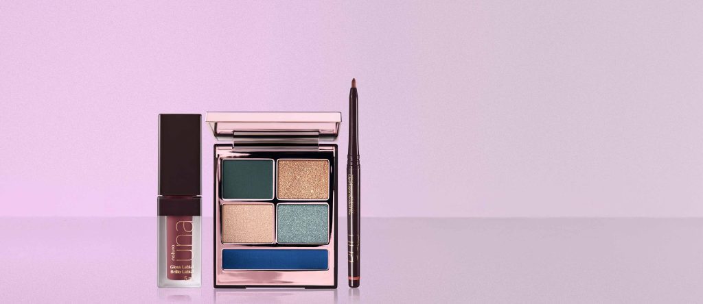 Kit PRO Palette, Lápis Labial e Gloss Rose Natura UNA