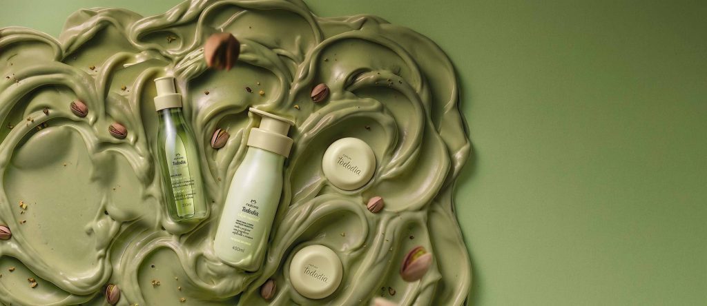 Kit Sabonete, Body Splash e Hidratante Tododia Pistache (3 produtos)