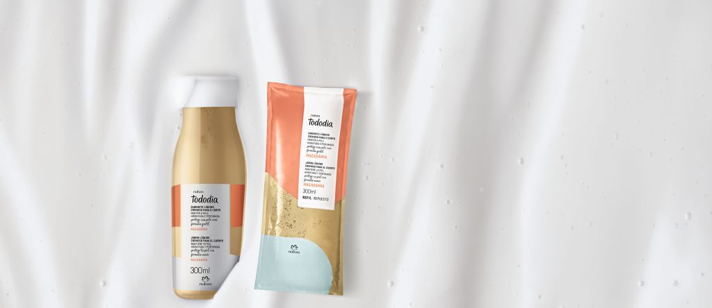 Kit Sabonete Líquido com Refil Tododia Macadâmia