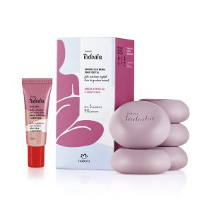 Kit Tododia Amora Vermelha e Jabuticaba com Sabonete e Gloss