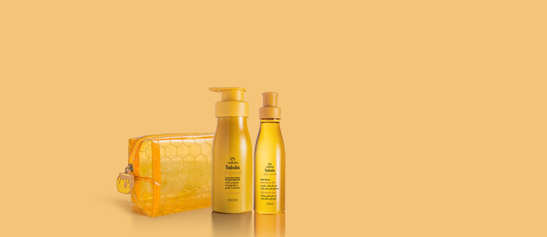 Kit Tododia Body Splash Creme para o Corpo e Necessaire