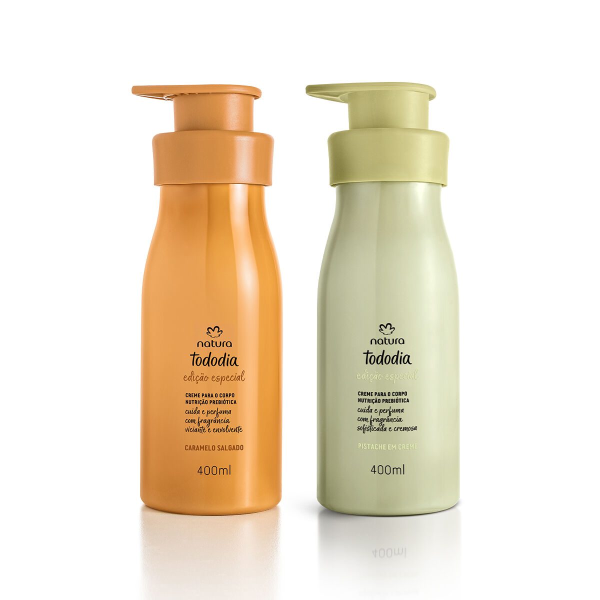 Kit Tododia Creme para o Corpo Caramelo Salgado e Pistache