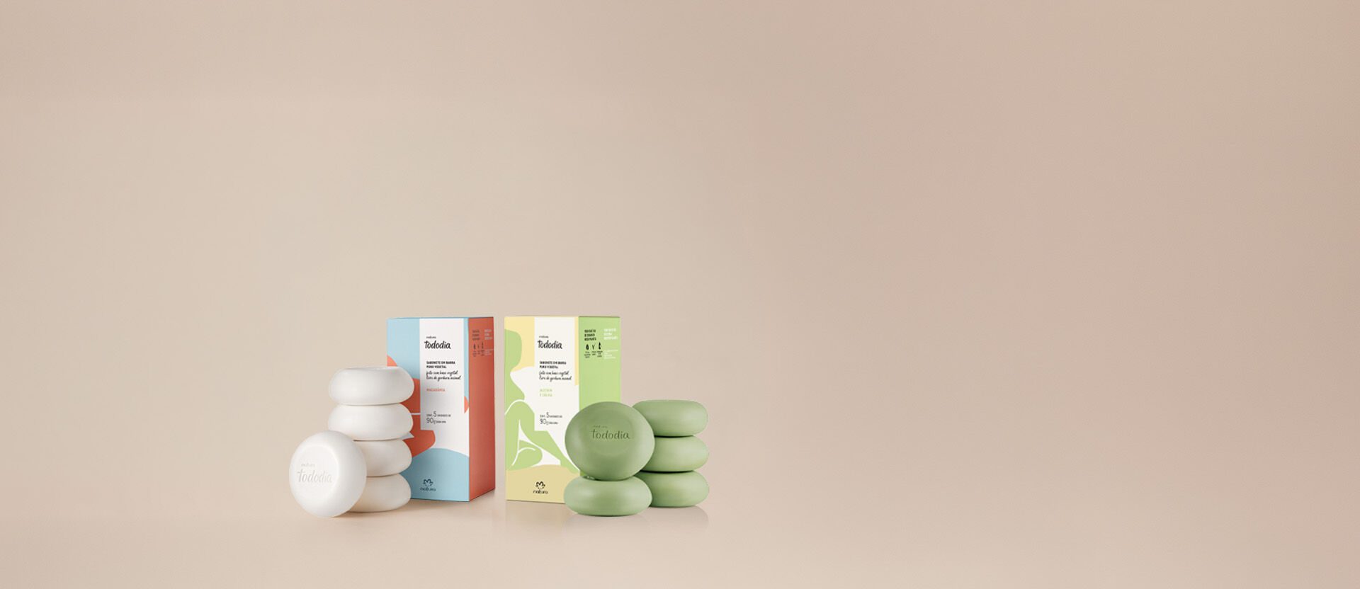 Kit Tododia Sabonete em Barra Macadamia e Alecrim e Salvia
