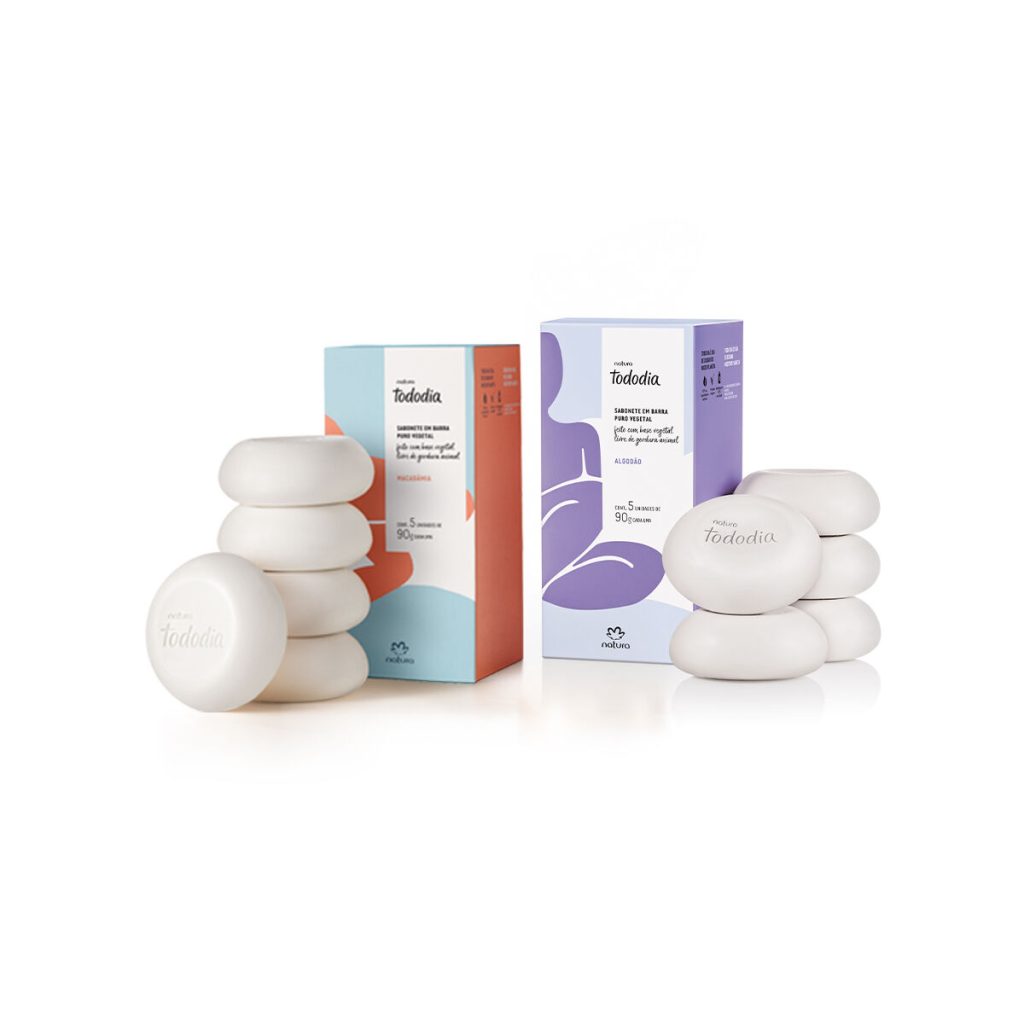Kit Tododia Sabonete em Barra Macadâmia e Algodão (2 produtos)