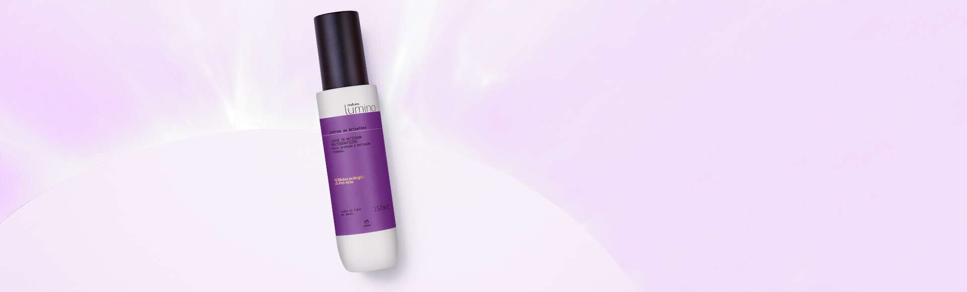 Leave in Matizador Multibeneficios para Cabelos Loiros e Grisalhos Lumina