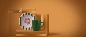 Natura Crer Para Ver Xícara e Pires