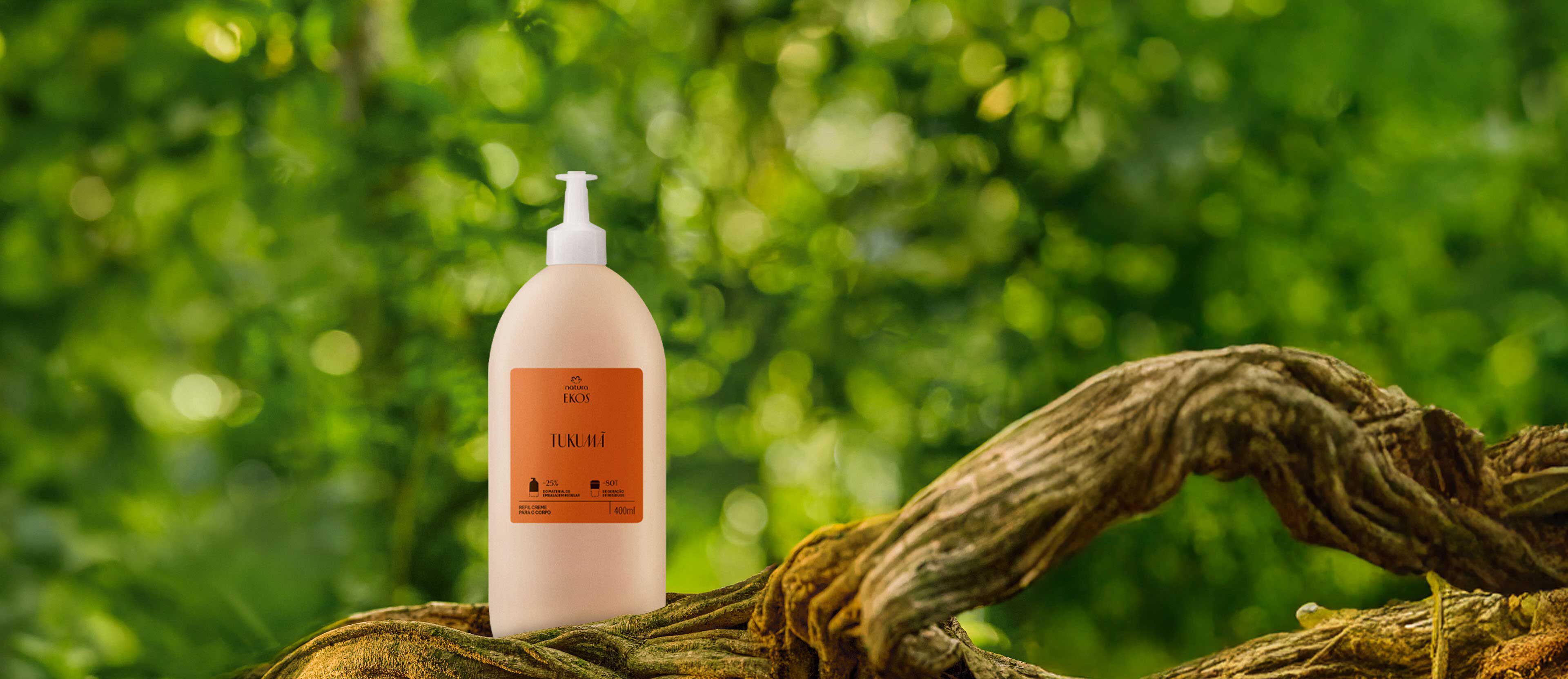 Refil Creme Desodorante Hidratante para o Corpo Ekos Tukuma
