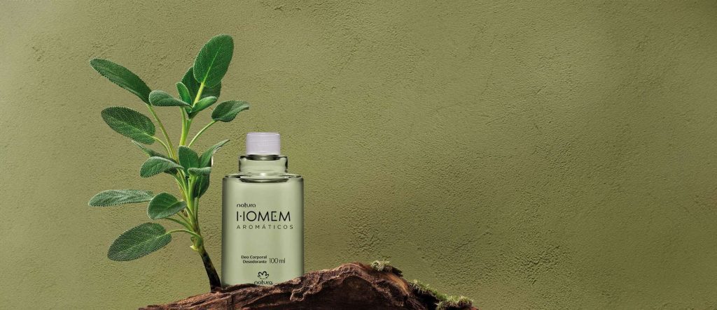 Refil Desodorante Corporal Natura Homem Aromáticos 100ml