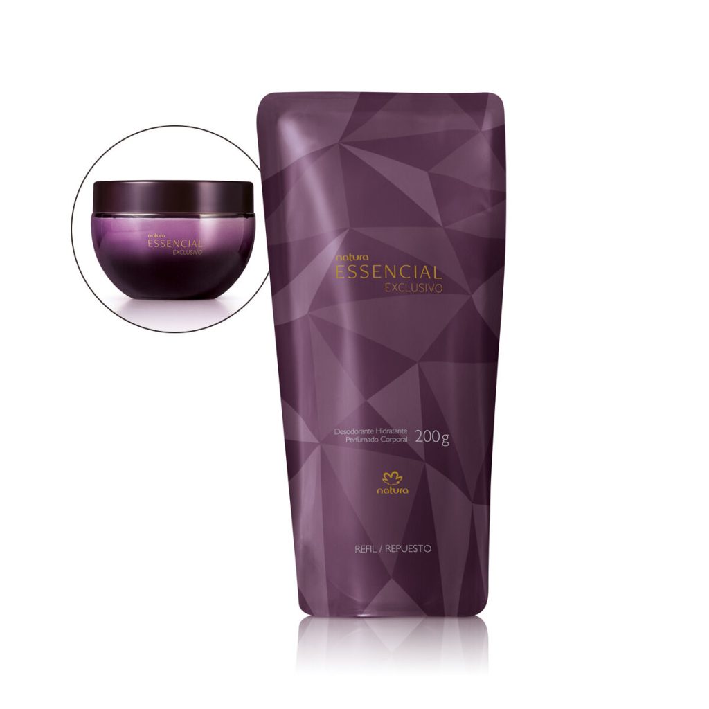 Refil Desodorante Hidratante Corporal Perfumado Essencial Exclusivo