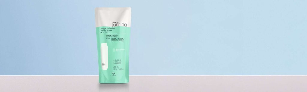 Refil Shampoo Cremoso para Cabelos Cacheados Lumina