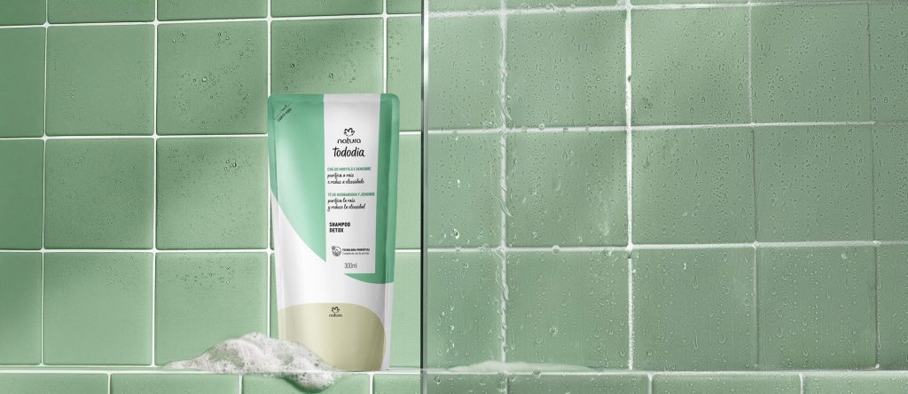 Refil Shampoo Detox Tododia Chá de Hortelã e Gengibre