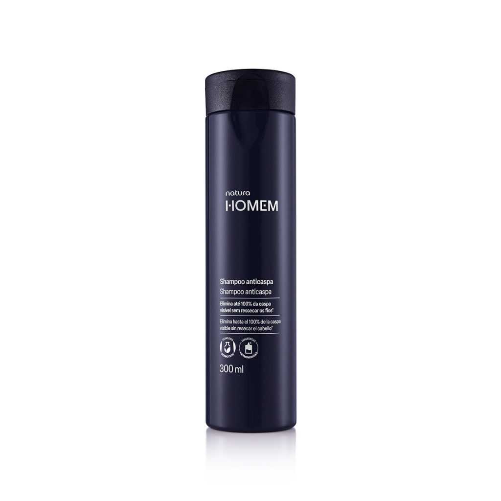 Shampoo Masculino Anticaspa Natura Homem 300ml
