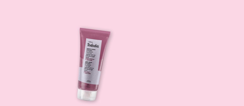Tododia Sabonete Liquido Esfoliante Amora Vermelha e Jabuticaba 190 g