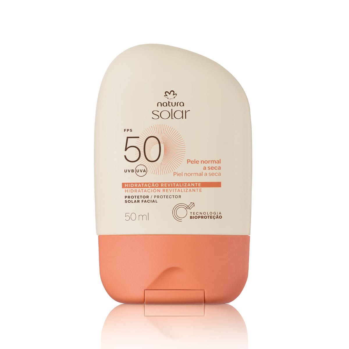 1788238027 409 Protetor Solar Facial Pele Normal a Seca FPS 50 Natura