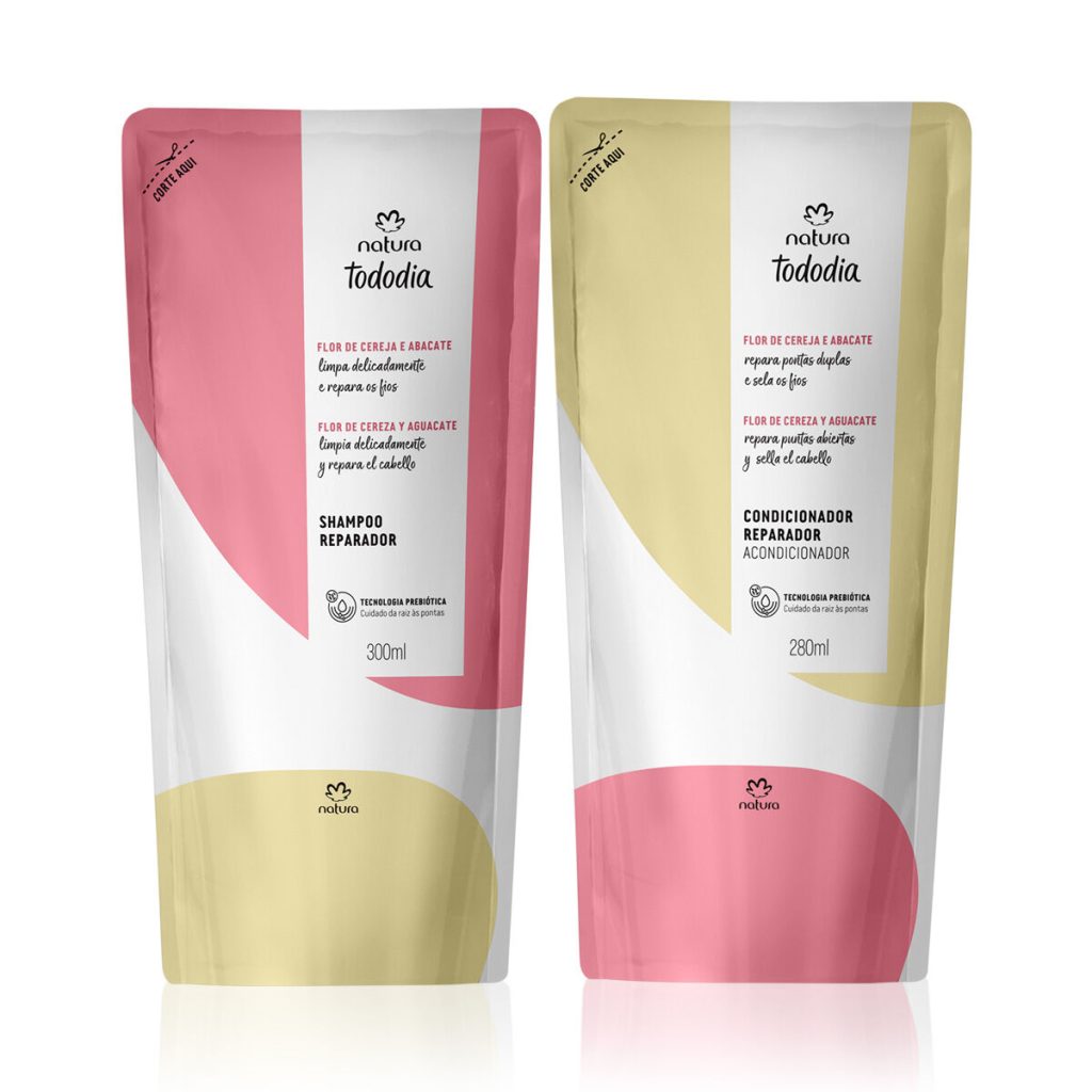 Kit Refil Tododia Shampoo e Condicionador Reparador