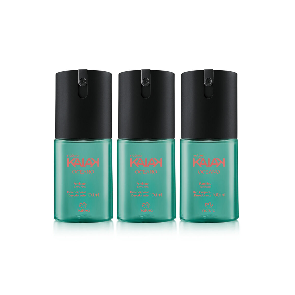 1788324315 355 Kit Kaiak Desodorante Corporal Feminino Oceano 3 produtos