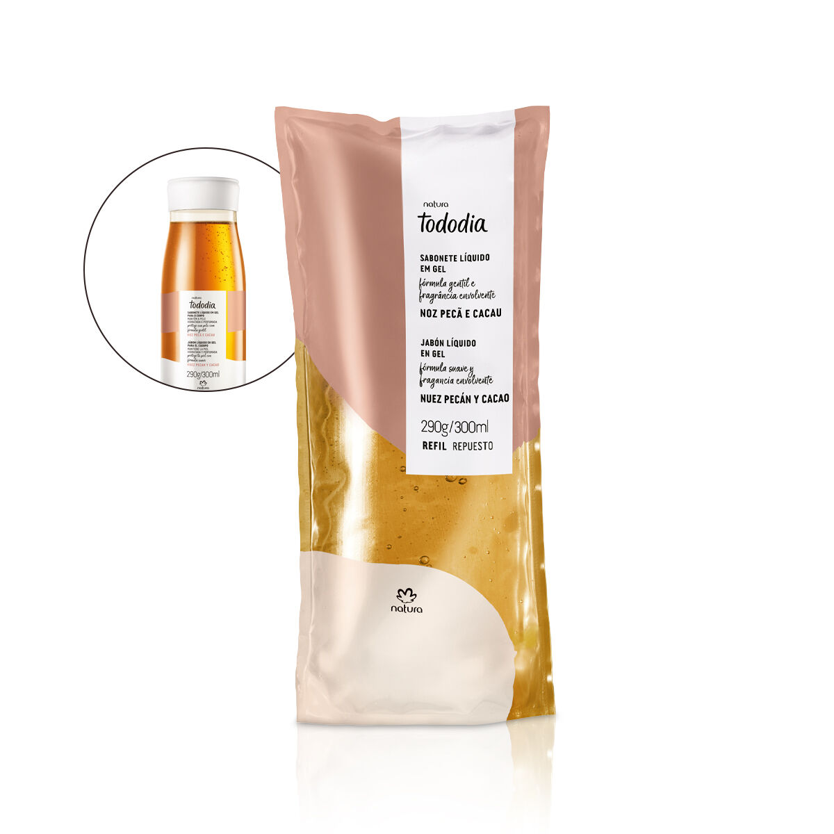 1788359092 495 Refil Sabonete Liquido em Gel Tododia Noz Peca e Cacau