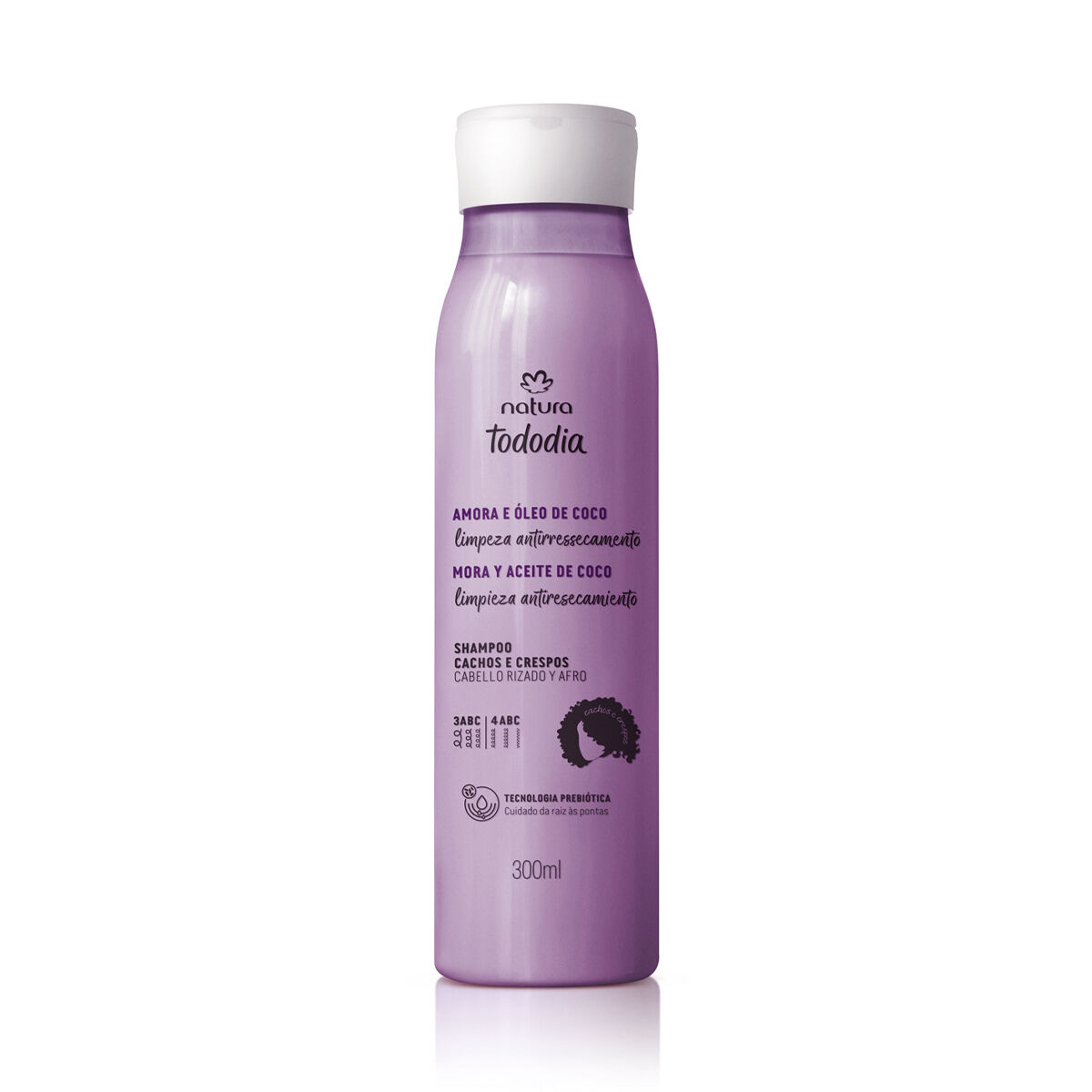 1788393198 69 Shampoo para Cachos e Crespos Amora e Oleo de Coco