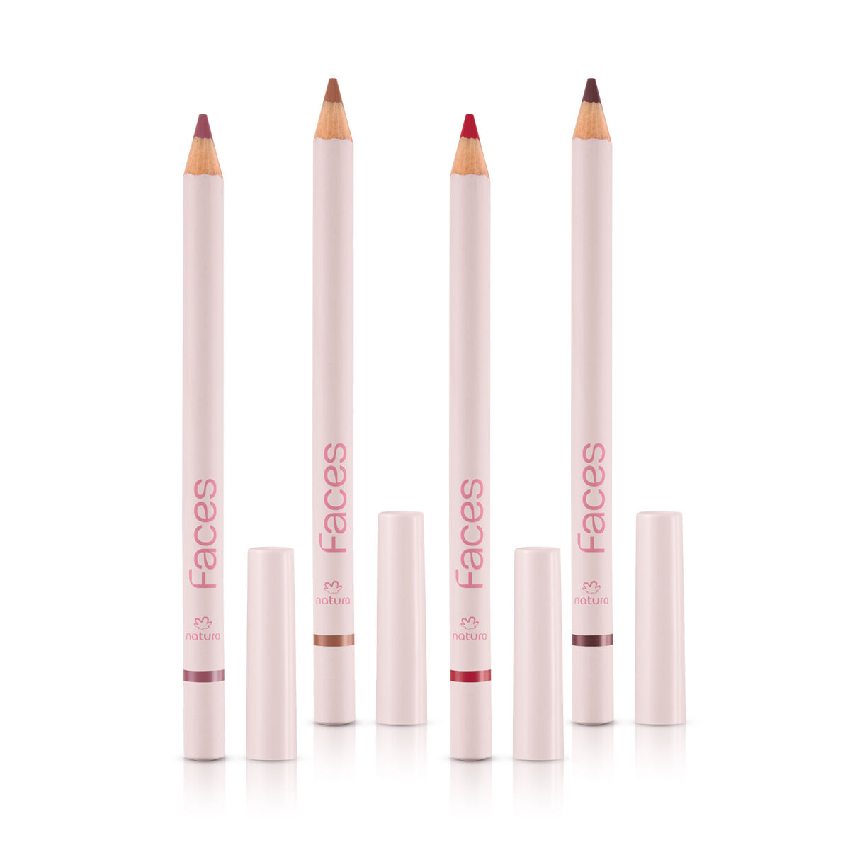 1788413512 596 Kit Lapis Labial Faces 4 unidades