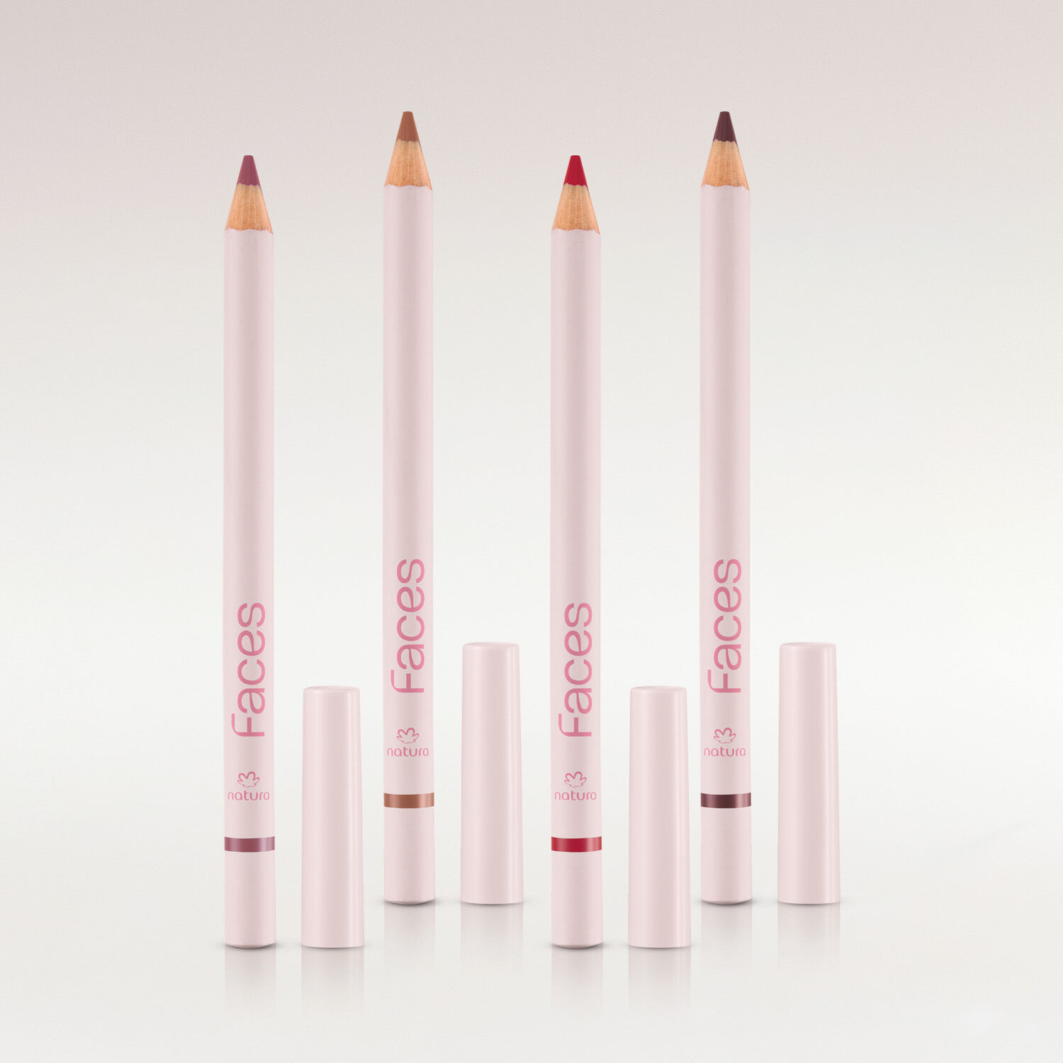 1788413512 835 Kit Lapis Labial Faces 4 unidades