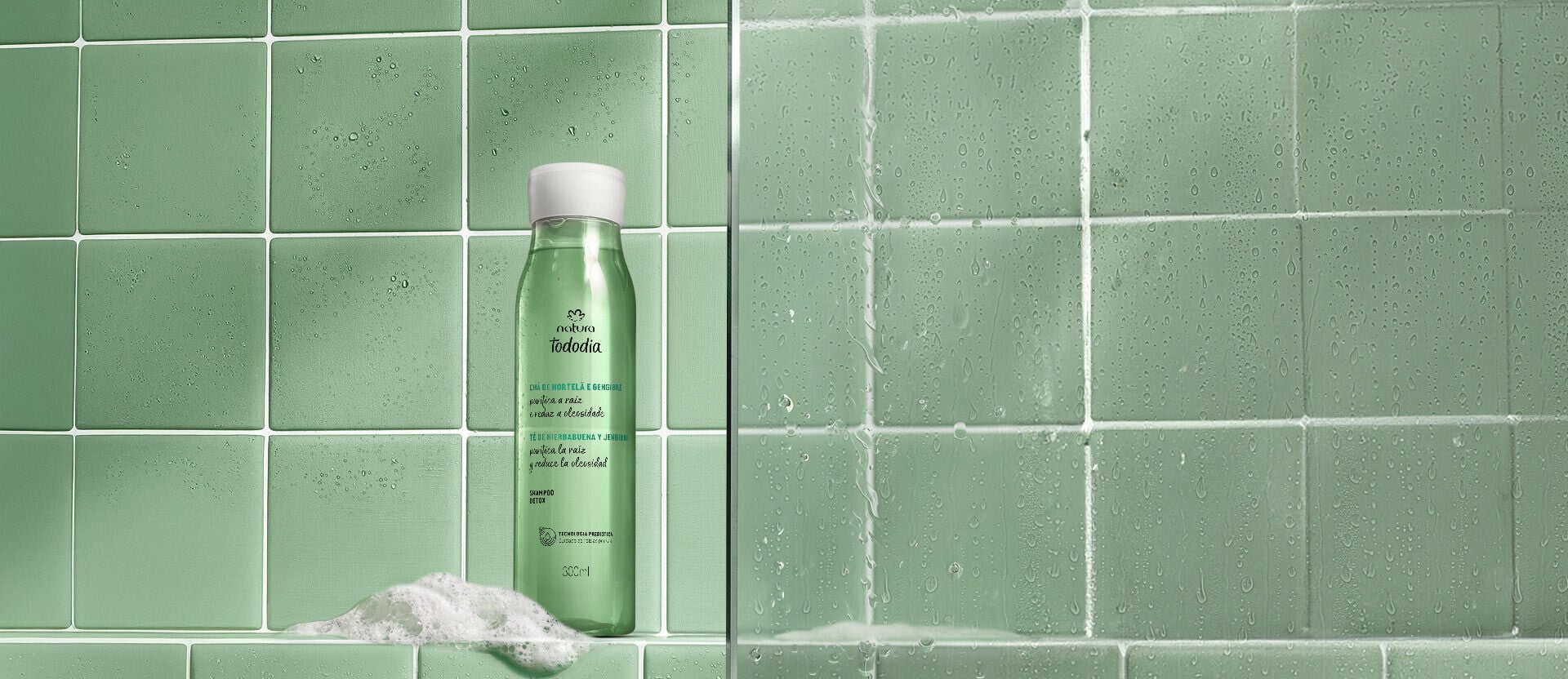 1788464176 507 Shampoo Detox Capilar Cha de Hortela e Gengibre Tododia 300ml