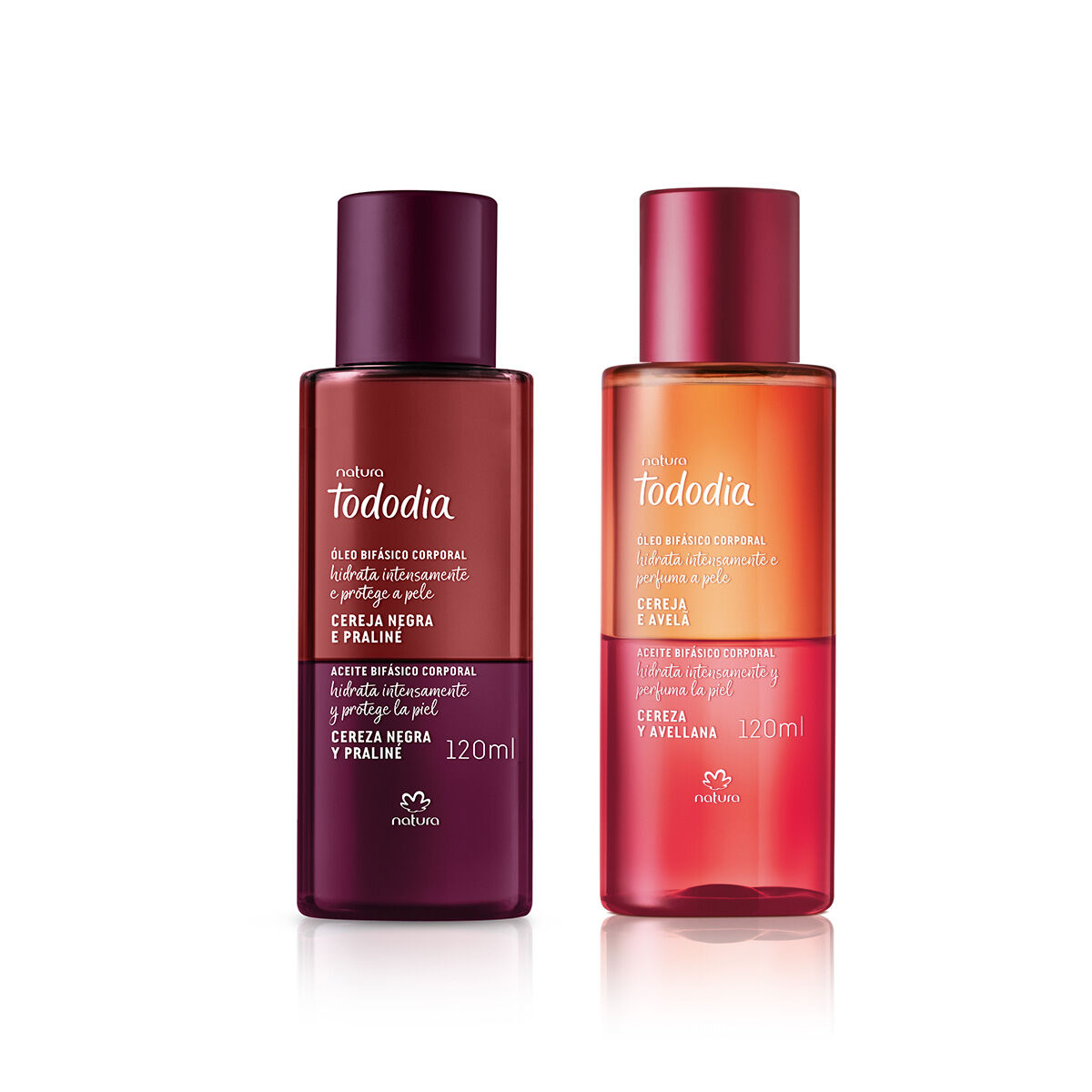 Kit Óleo Bifásico Corporal Tododia Cereja Negra e Ameixa e Cereja e Avelã 2 produtos de 120 ml 2 1788486707 641 Kit Oleo Bifasico Corporal Tododia Cereja Negra e Ameixa e
