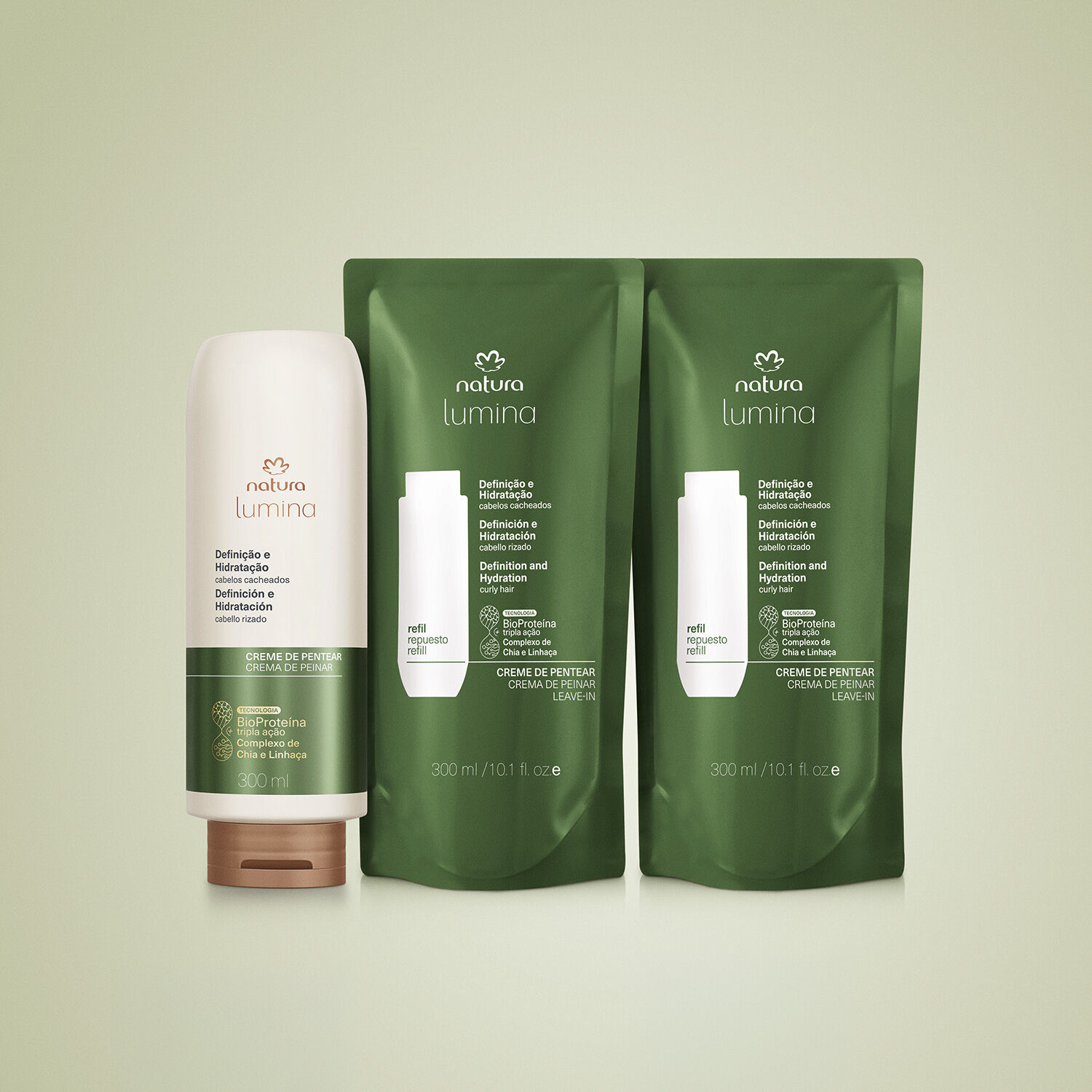 1788525132 159 Kit Lumina Creme de Pentear Definicao e Nutricao para Cabelos