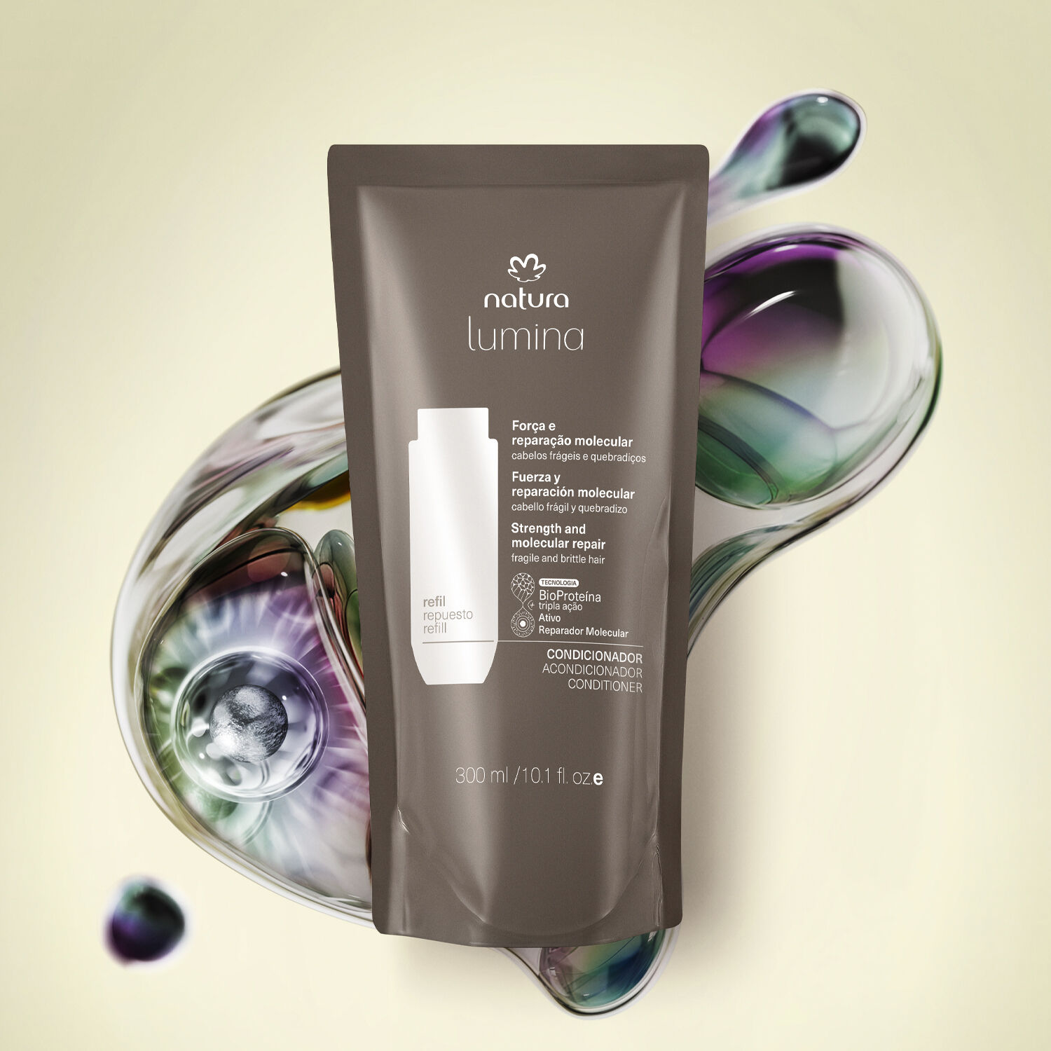 1788555267 233 Refil Condicionador Forca e Reparacao Molecular