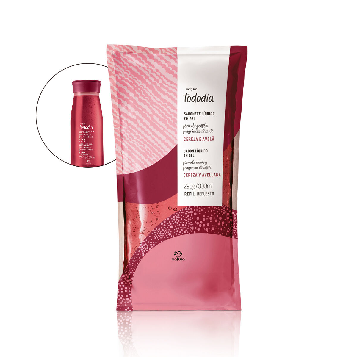 1788607443 177 Refil Sabonete Liquido em Gel Tododia Cereja e Avela