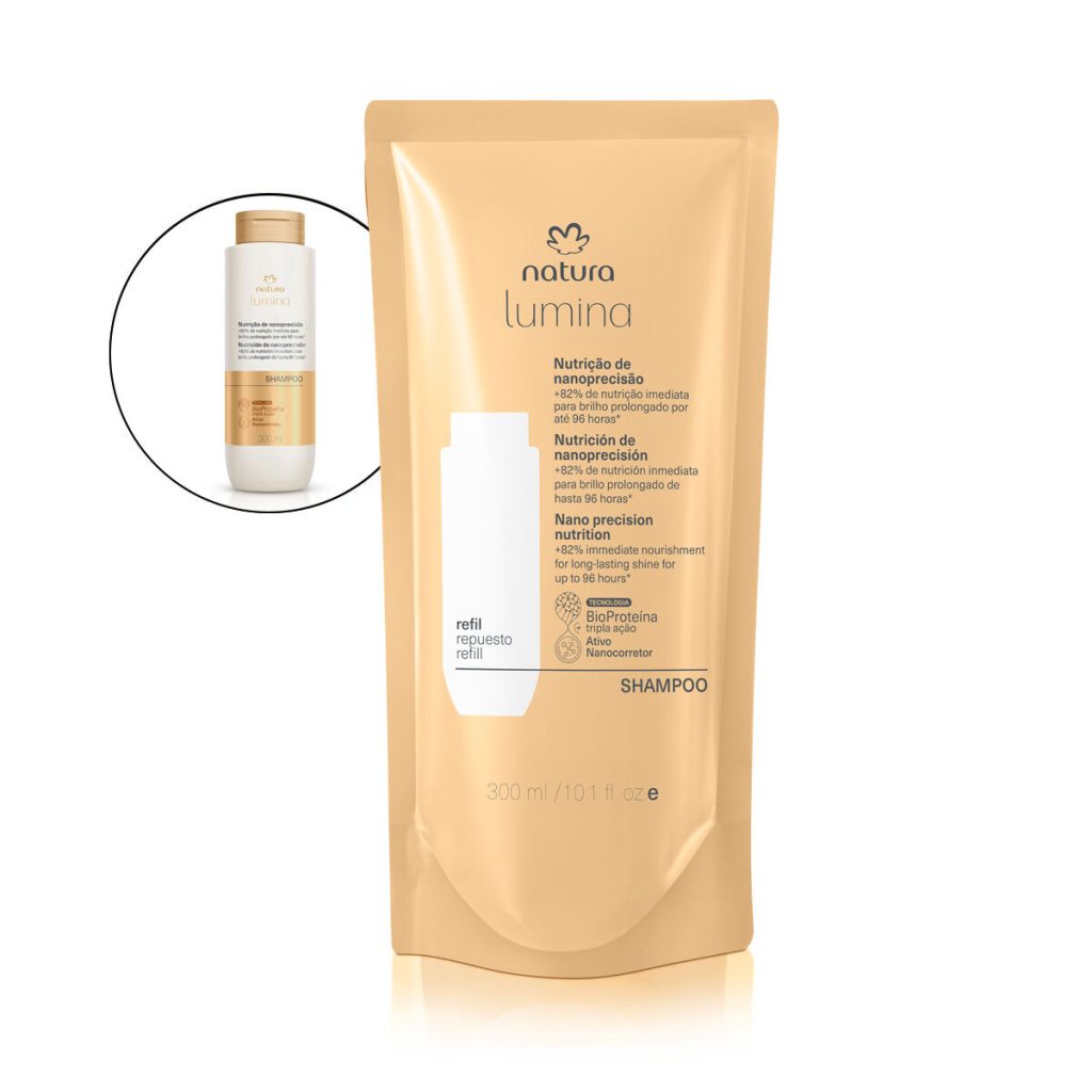 Refil Shampoo Lumina Nutrição de Nanoprecisão