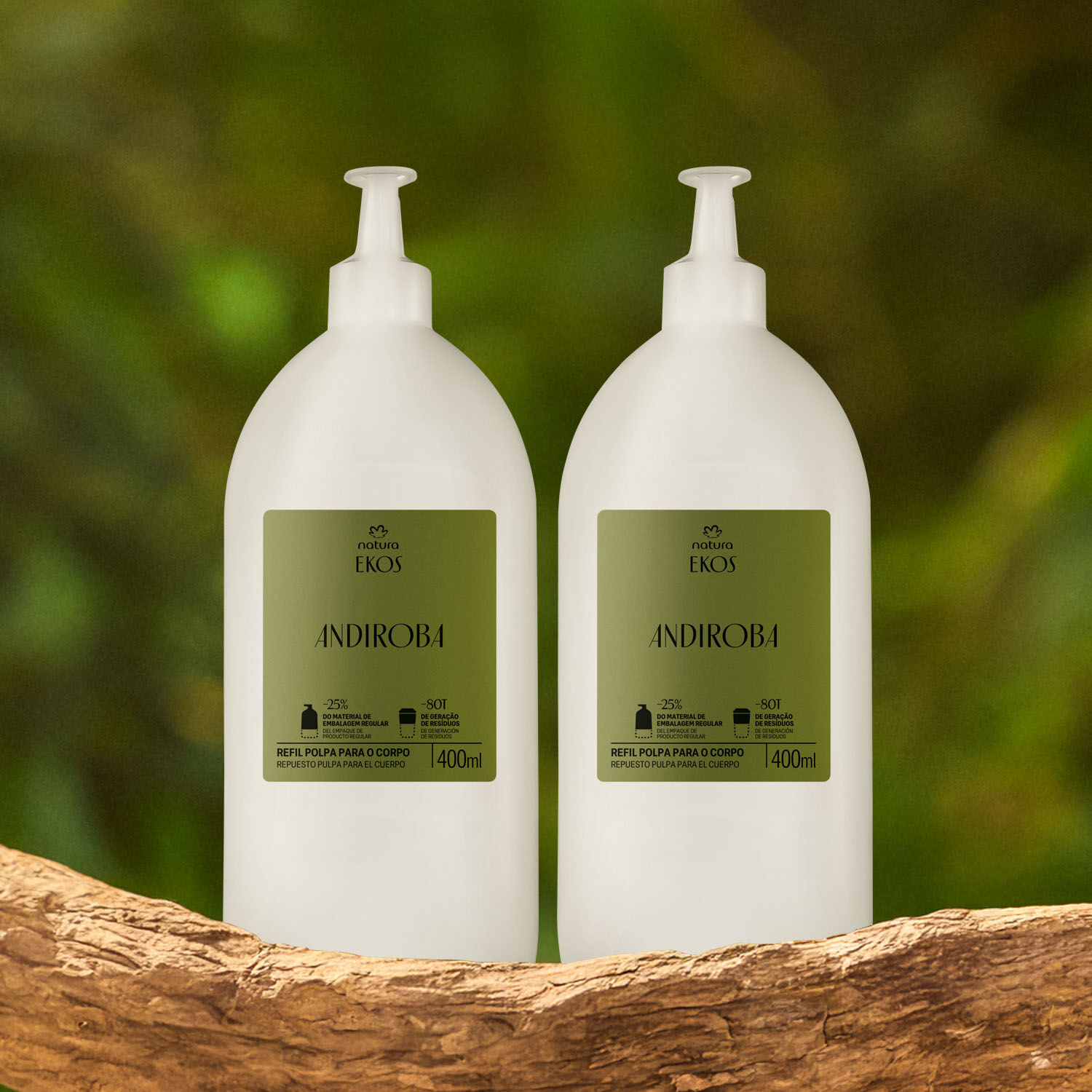 1788692986 535 Kit Creme Desodorante Hidratante para o Corpo Ekos Andiroba