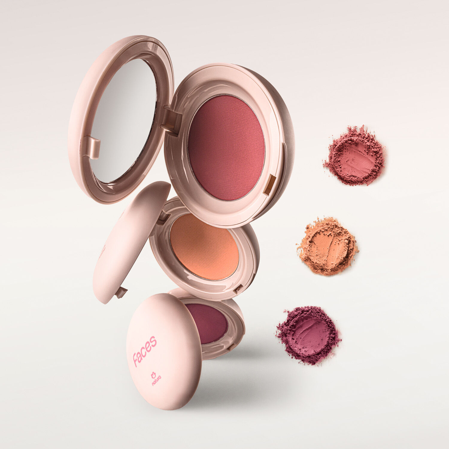 1788694915 391 Kit Compacto Matte Faces 3 unidades